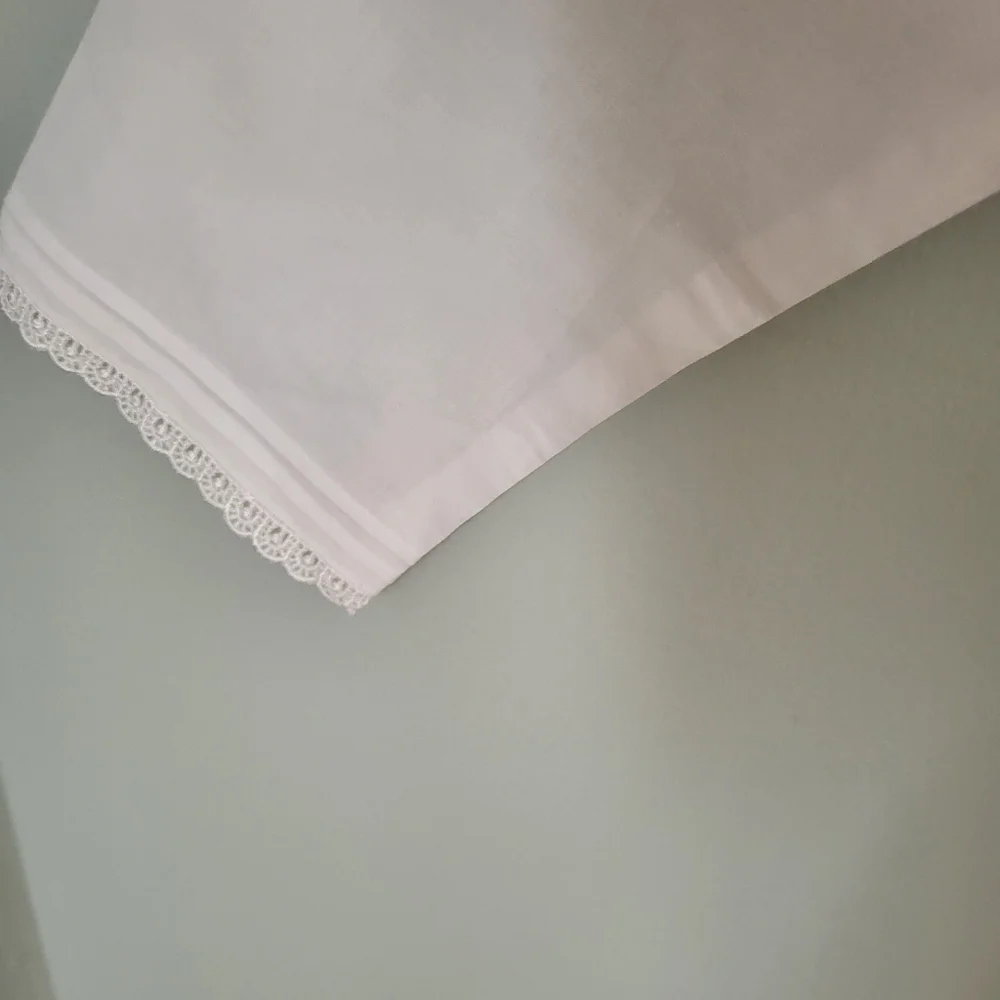 Eileen West XS Long White Long Sleeve Cotton Nightgown Pockets Cottagecore New - Picture 3 of 12